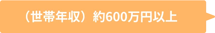(世帯年収) 600万万円以上